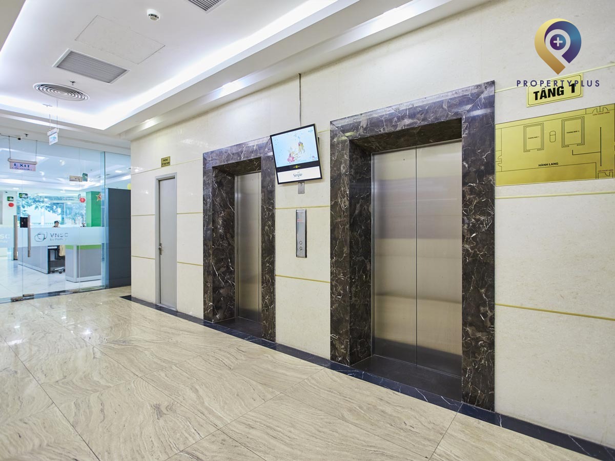 Elevator lobby area inside Capital Building with modern design